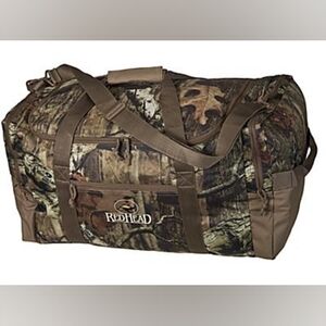 Red Head Hunting Camo Real Duffle Bag, Heavy Duty Large Zippered "22 × "14